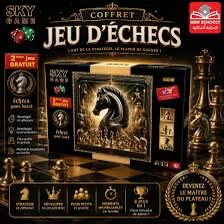 Jeu d’échecs pliable en bois
