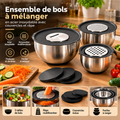 Set de 3 Bols en Inox