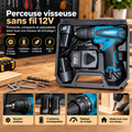 Makita Perceuse Et Visseuse 2En1 12 Volt 2 Batteries